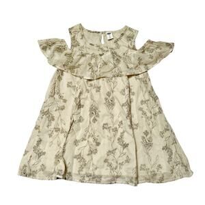 Old Navy Natural Wildflower Print Dress Size 4